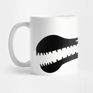 Tropeognathus skull - black Mug